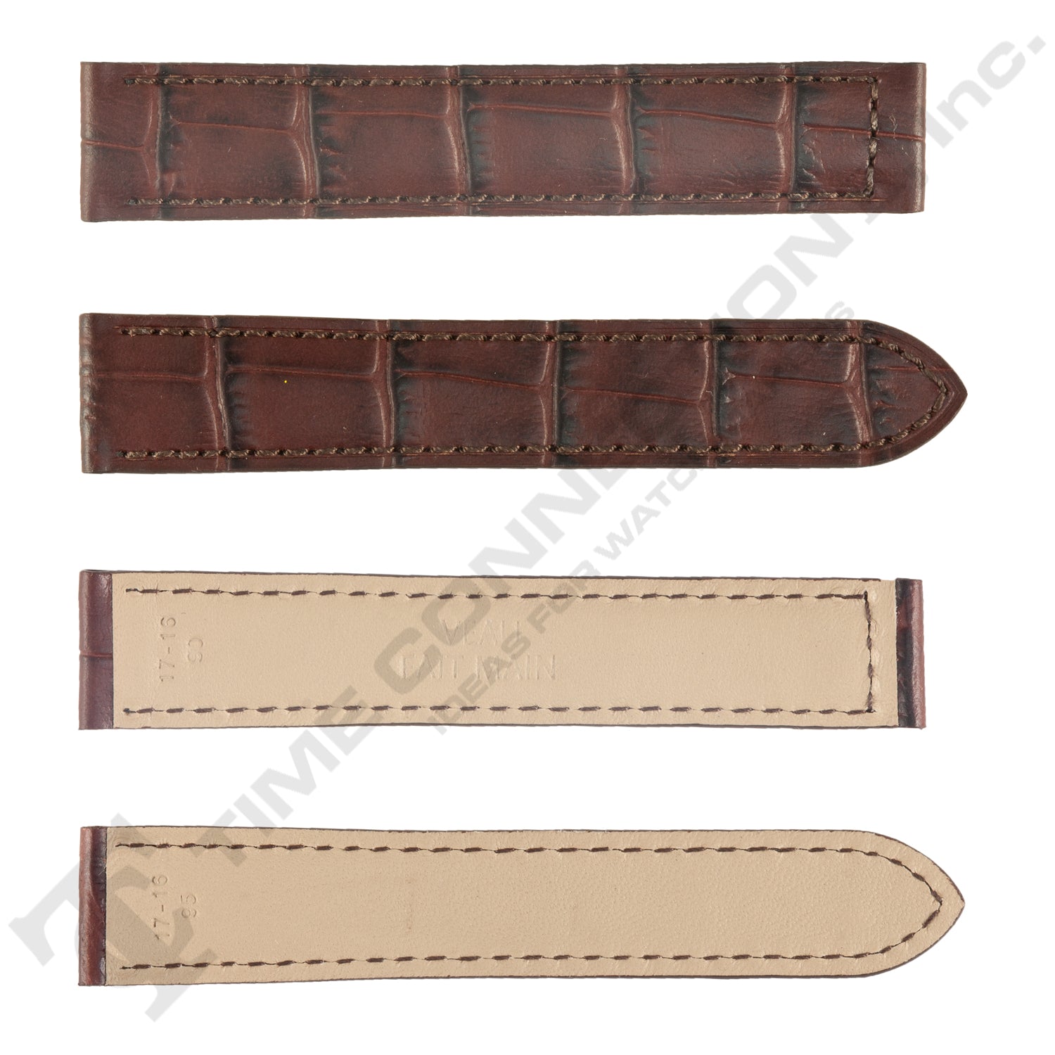 ZRC No. 729 Alligator Grain to fit Cartier Deployment Buckle Leather Straps(15mm~17mm)