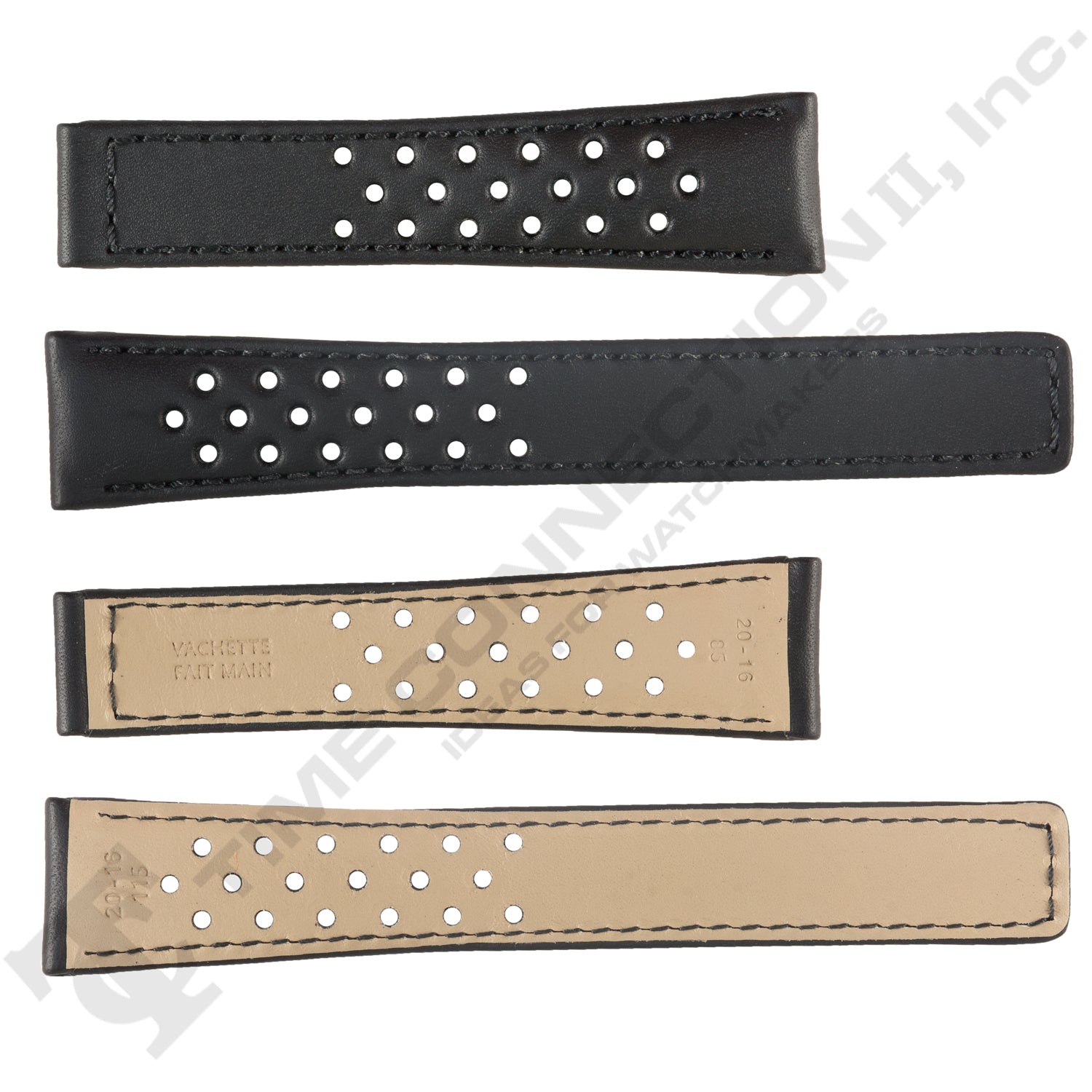 ZRC No. 750 Calf Grain to fit Tag Heuer Deployment Buckle Leather Straps(20mm~22mm)