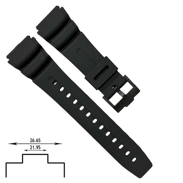 Casio G-Shock Style Sports Straps (Width: 26.65mm, Notch: 21.95mm)