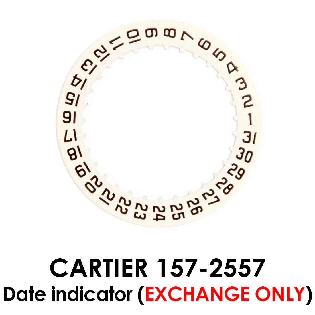 Watch Repair Internal Parts for Cartier 157