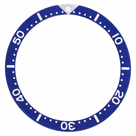 Bezel Insert (Blue/White) to Fit Seiko 7002-700A, 6309,7S26, SKX007K2