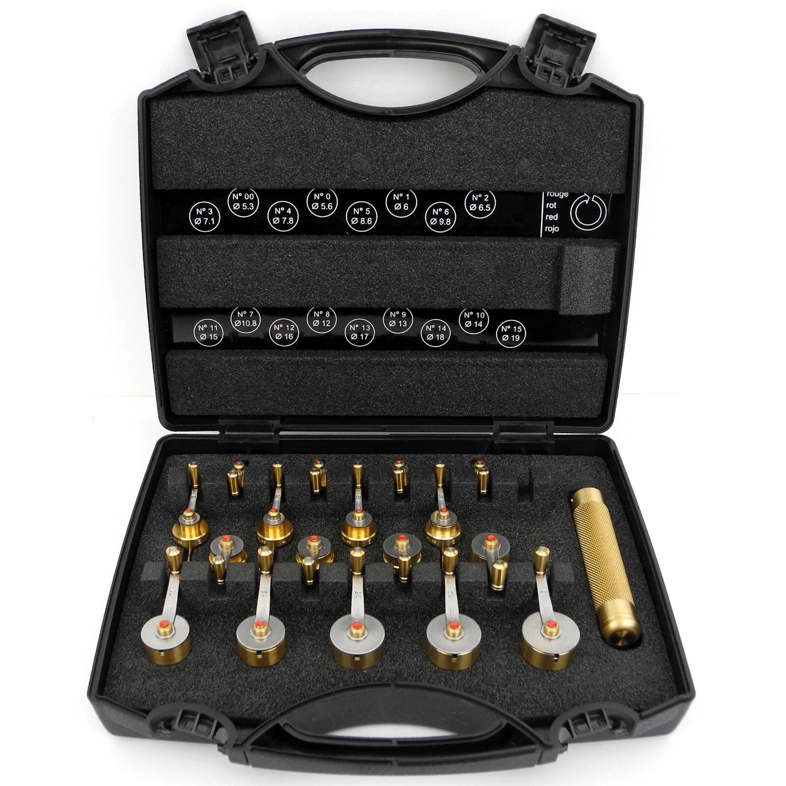 Bergeon 2795 Assortment of 17 Mainspring Winders