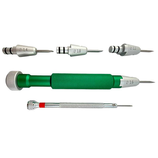 Screwdriver Set  for Hublot Watches With Interchangeable Tips  (1.2mm - 1.8mm)