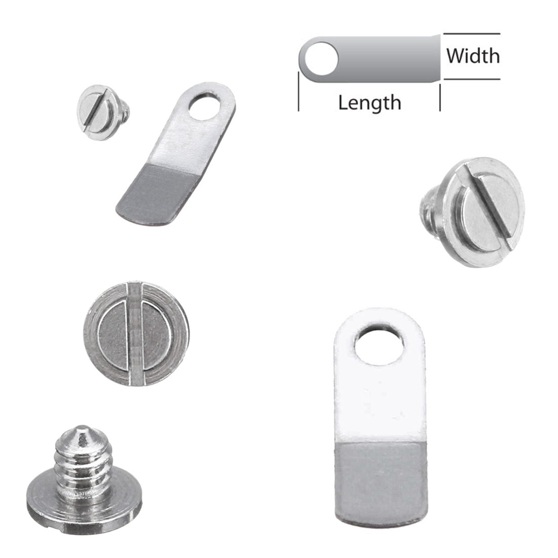 Assortment Case Clamps & Screws for Watch Movements (Total of 240 PCS)