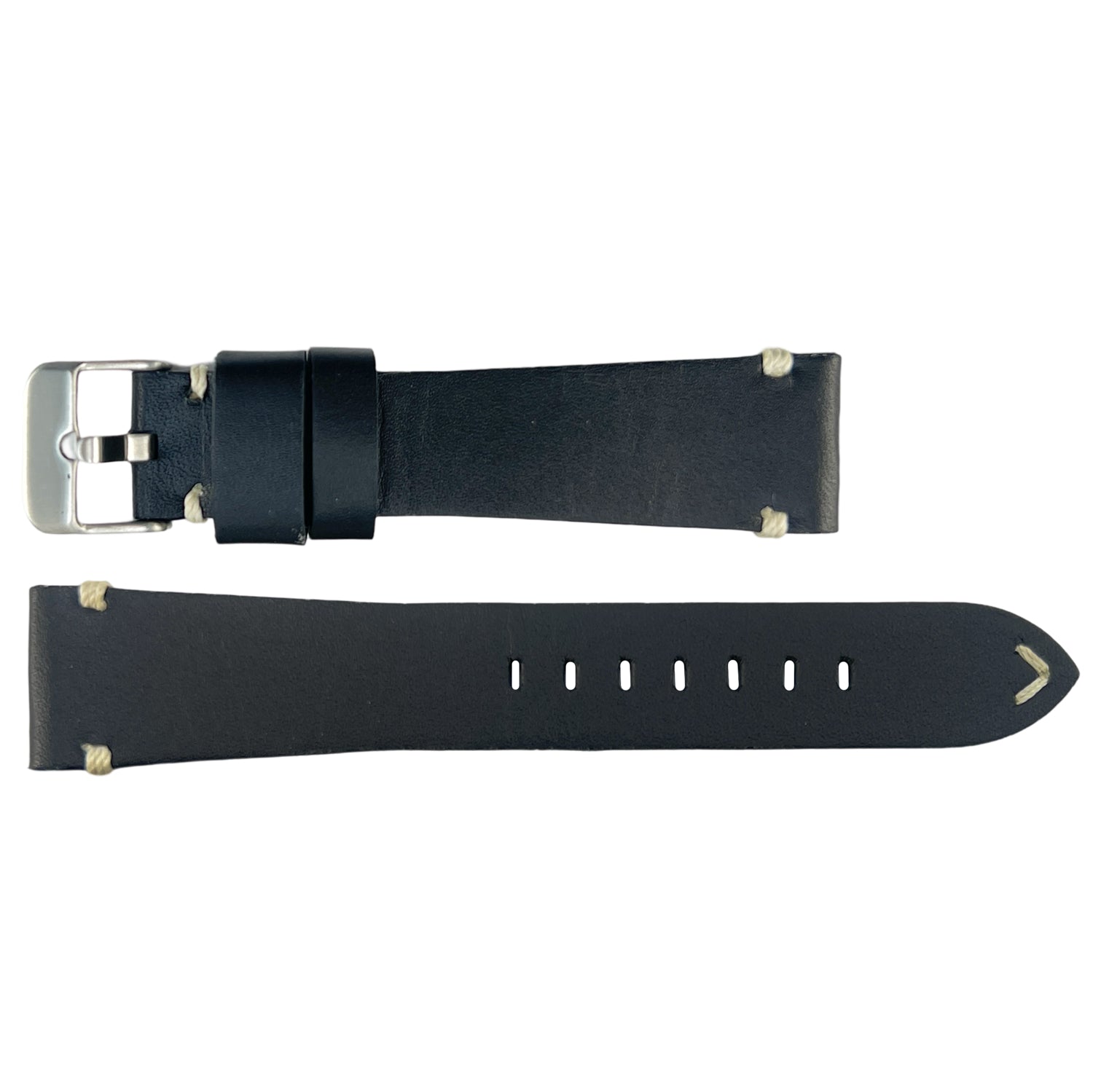 ROCHET ZRC No. 744 Cowhide Vintage Watch Straps with Hand-Sewn Stitching (20mm - 24mm)