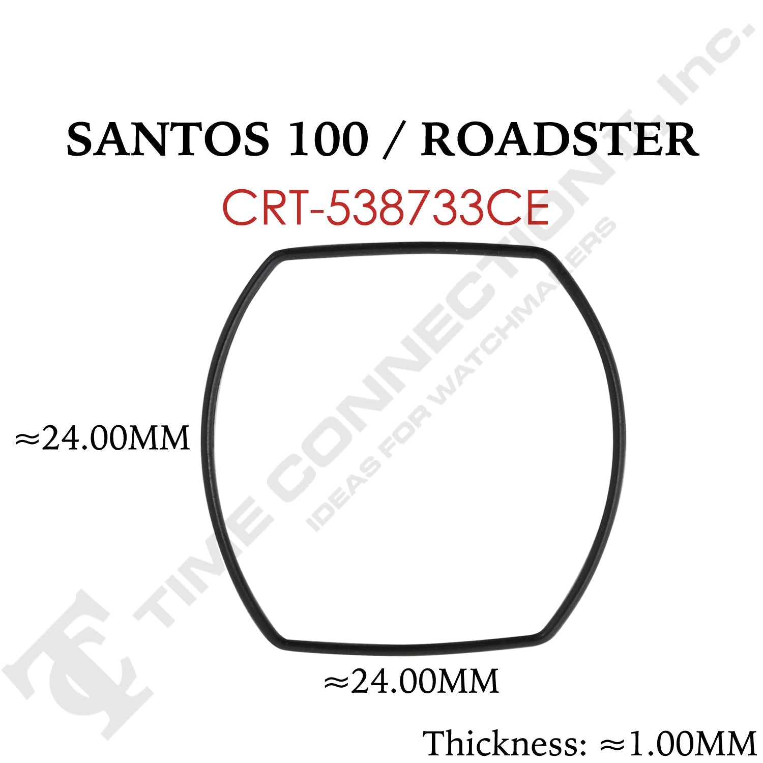 Original Cartier Barrel Case Back / Crystal Gaskets for Cartier Watches