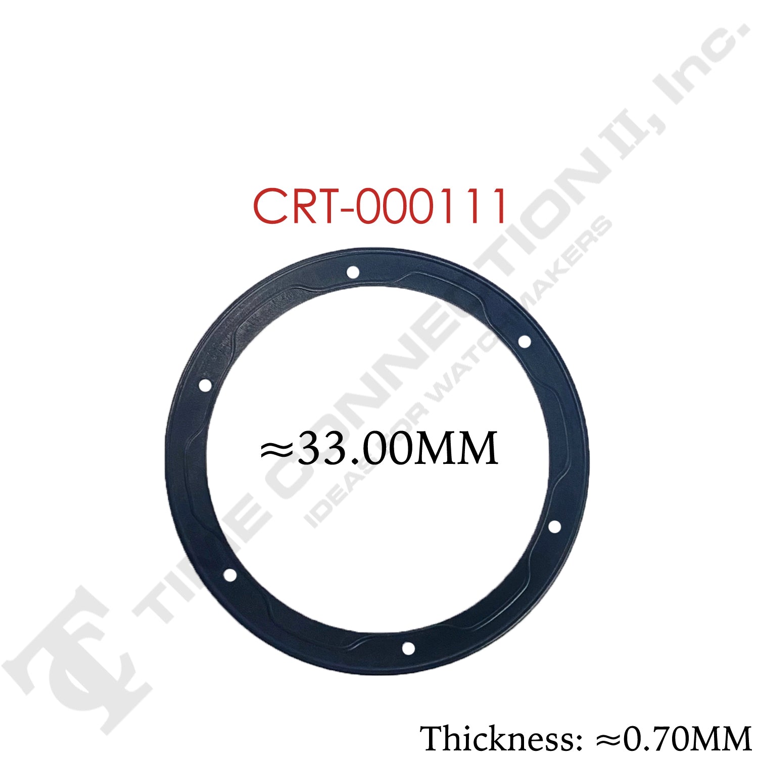 Original Cartier Round Case Back / Crystal Gaskets for Cartier Watches