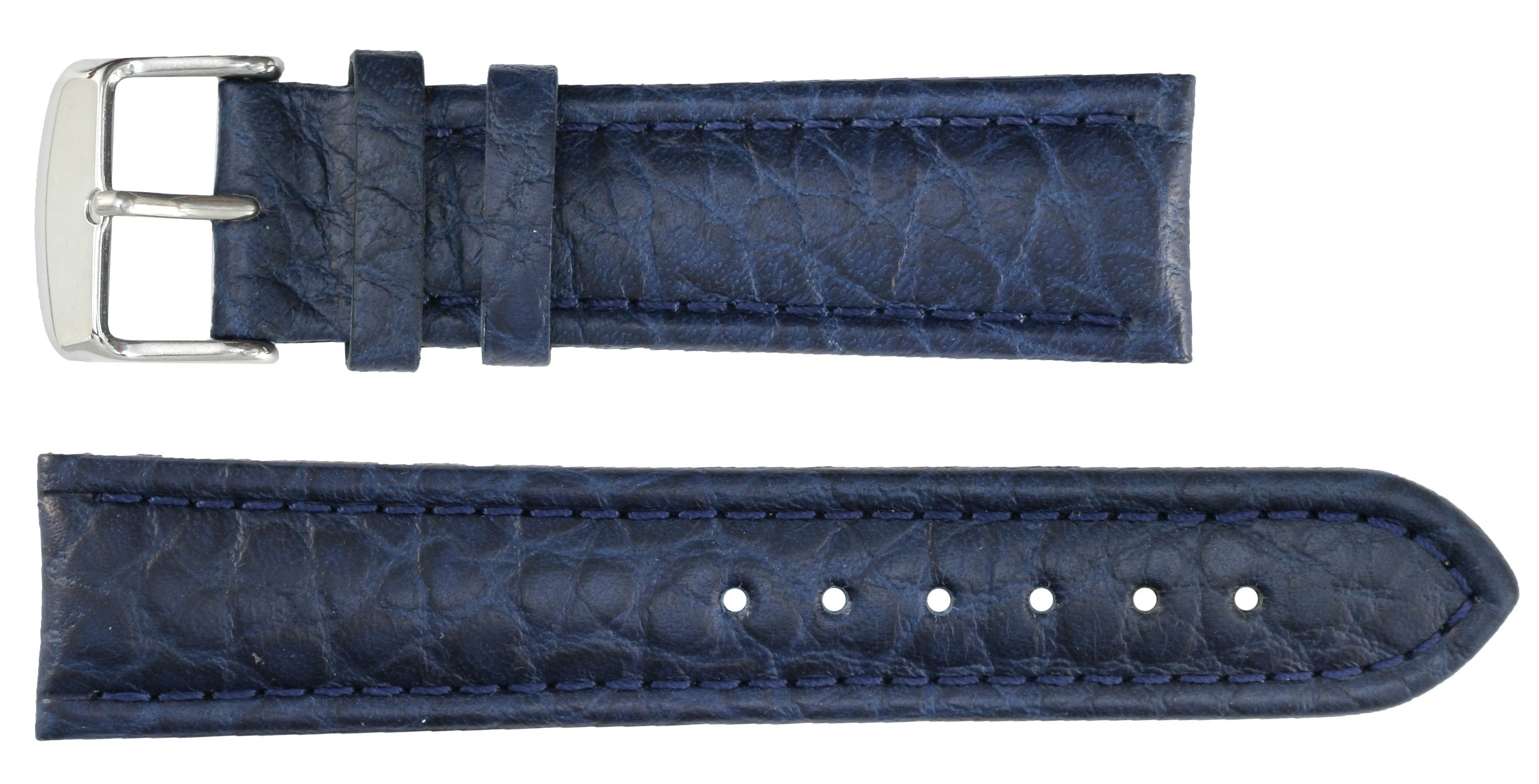 Banda No. 345 Buffalo Grain Fine Leather Straps (16mm~24mm)