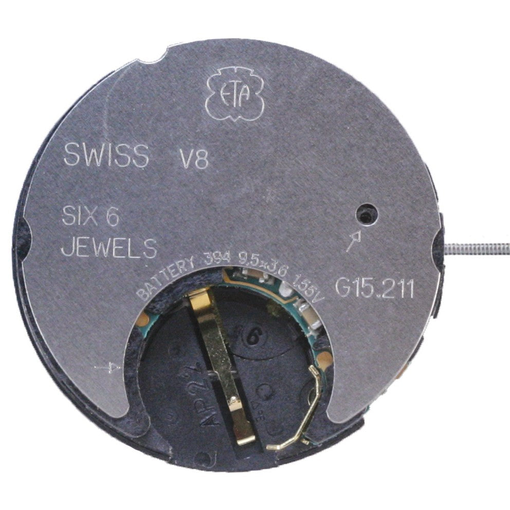 ETA G15.212 3 Hands Swiss Made Quartz Movement Ht. 7.16MM (Replaced ETA G15.211-D6)