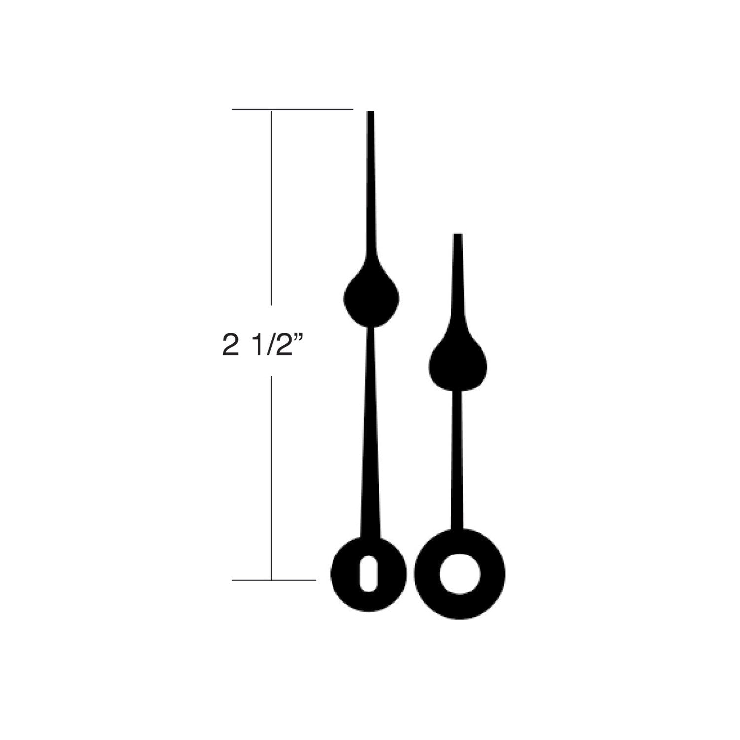 Press-On Movements, Length 2-1/2"