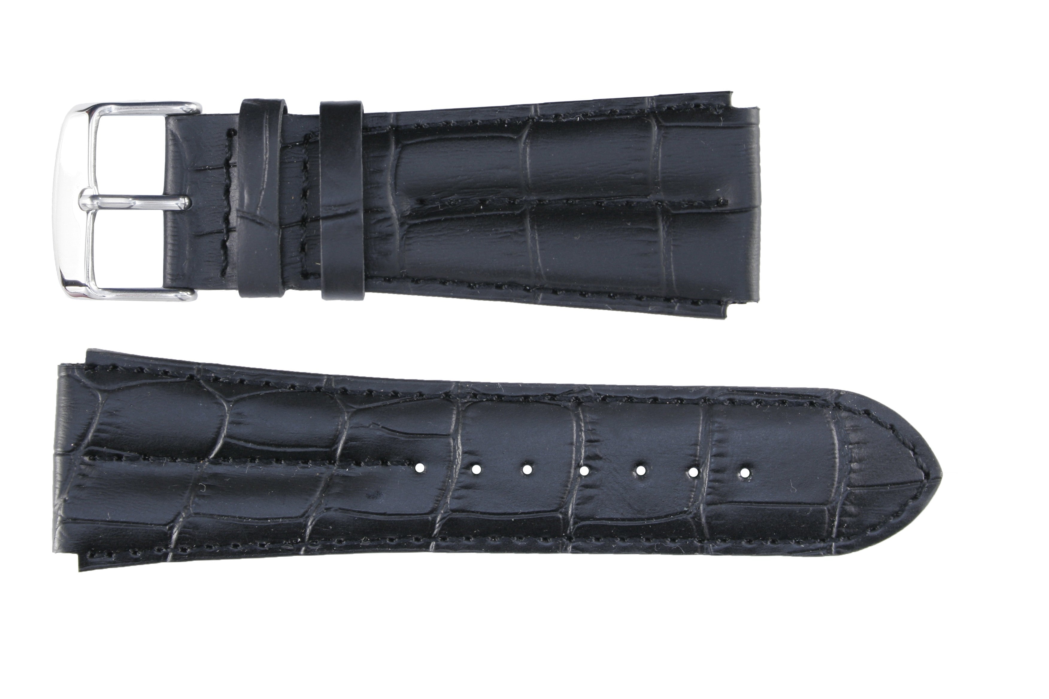 Banda No. 106 Alligator Grain Fine Leather Straps (18mm~24mm)