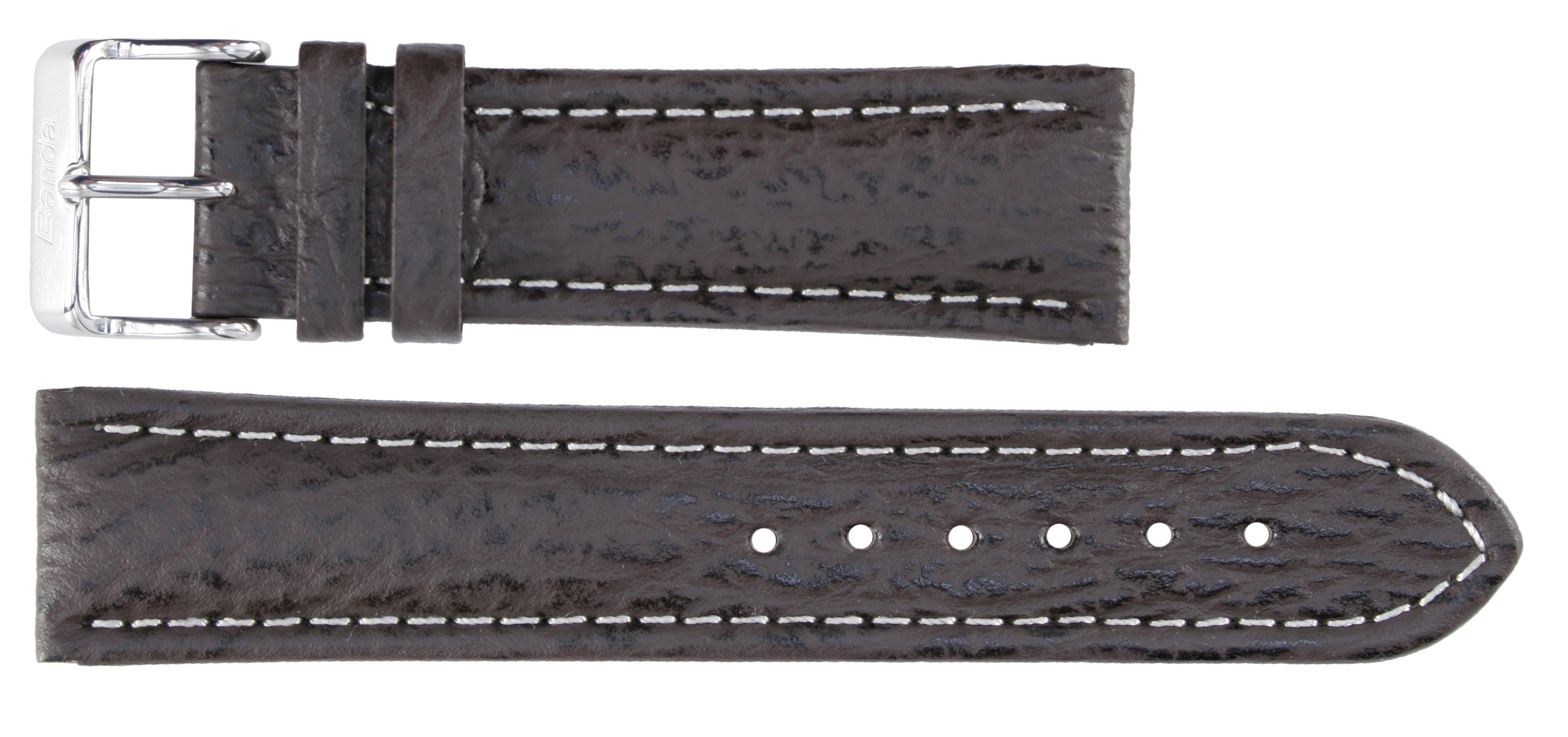 Banda No. 665 Genuine Shark Fine Leather Straps (18mm~24mm)