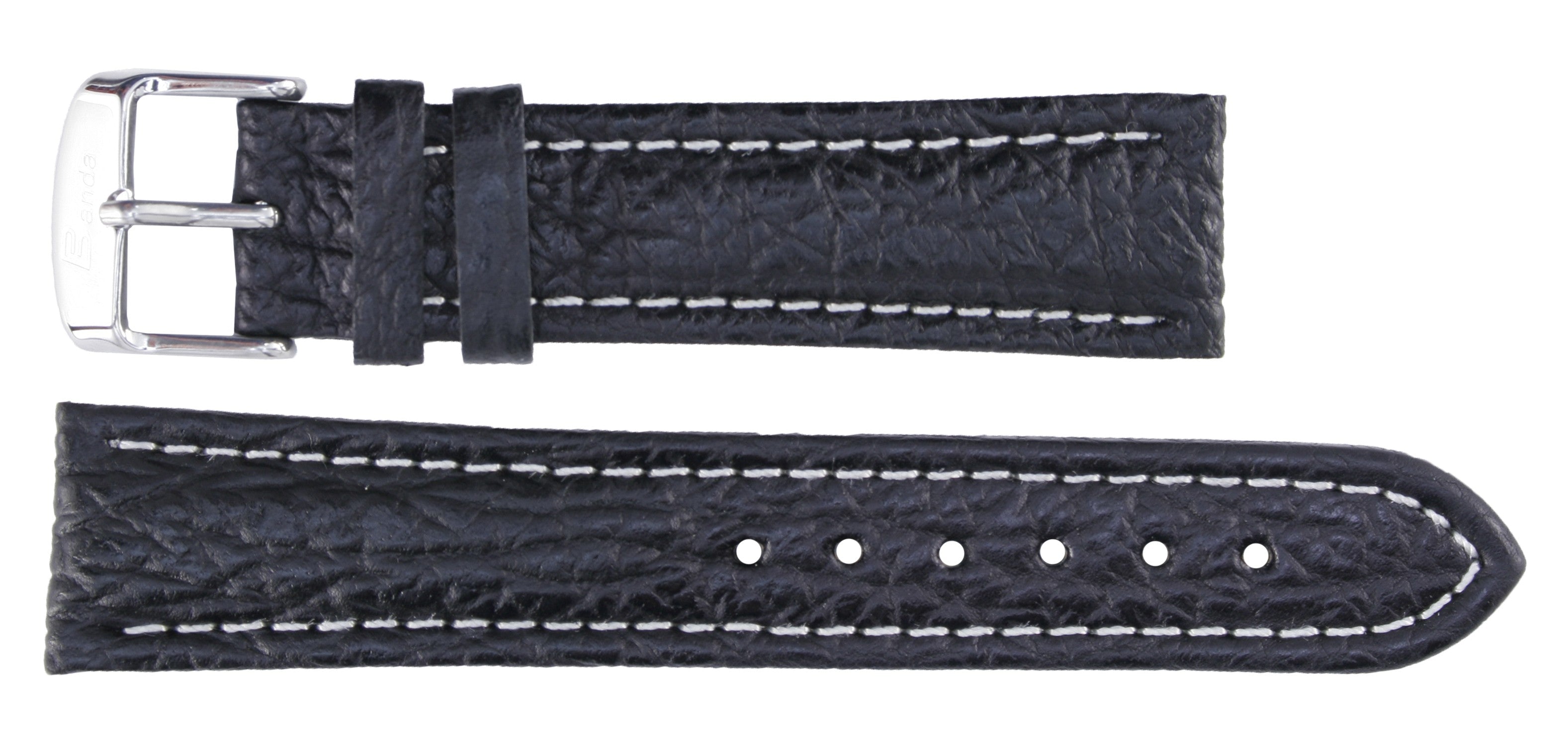 Banda No. 665 Genuine Shark Fine Leather Straps (18mm~24mm)