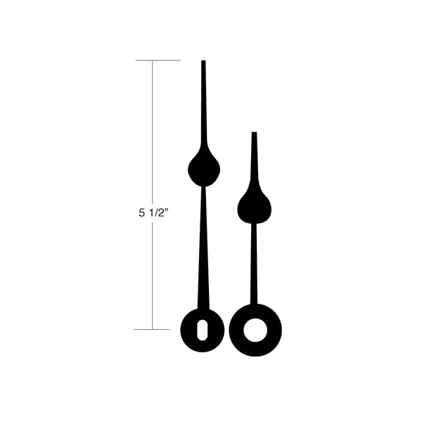 USA Made Hour & Minute Hands (Length 5 1/2")
