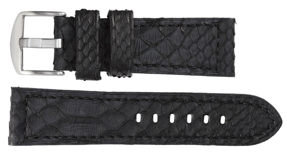 Banda No. 688 Genuine Python Snake Fine Leather Straps (20mm~24mm)