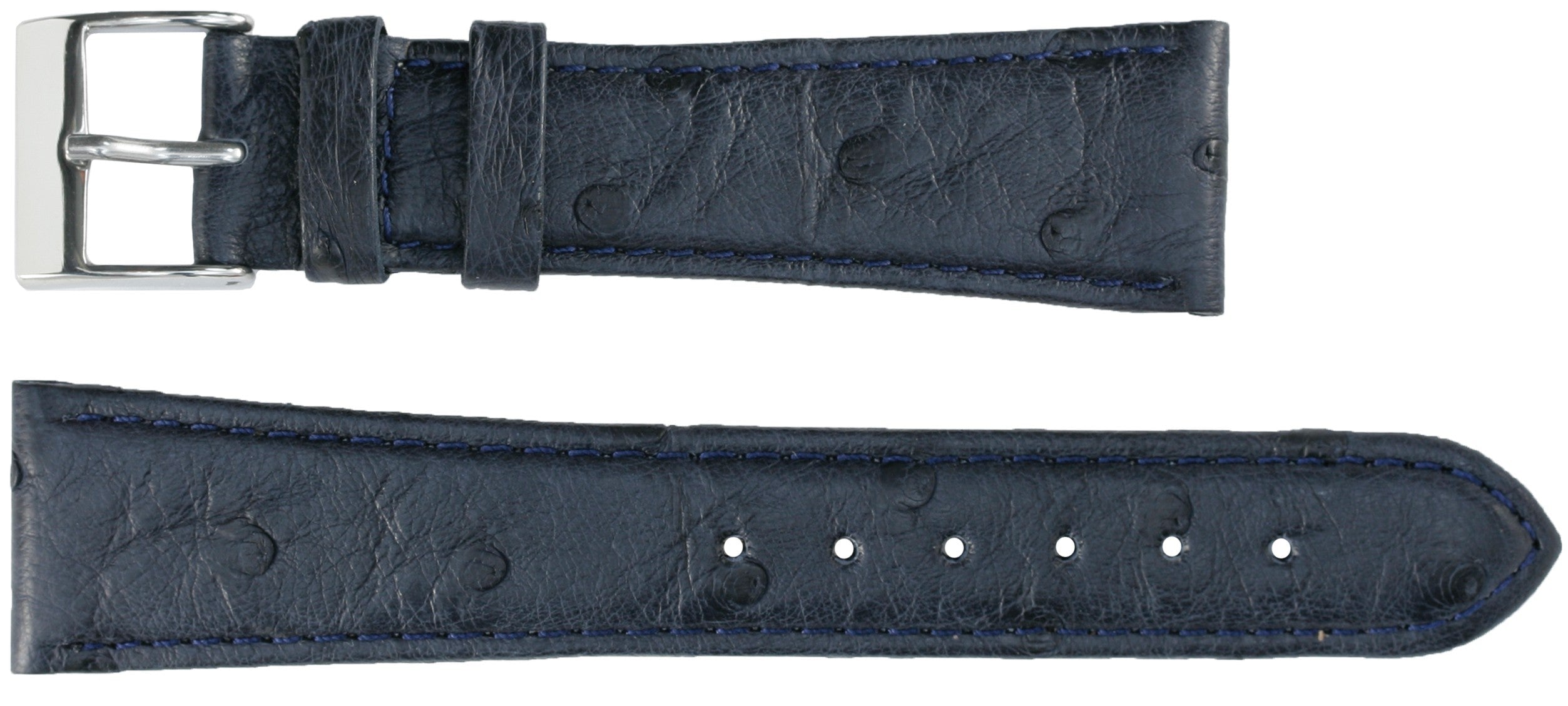 Banda No. 653 Genuine Ostrich Fine Leather Straps (12mm~24mm)