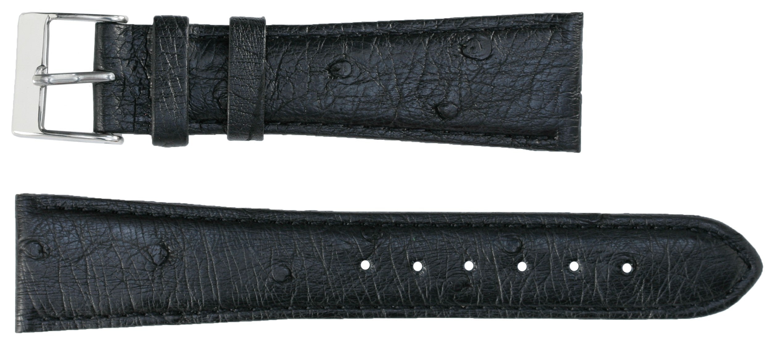 Banda No. 653 Genuine Ostrich Fine Leather Straps (12mm~24mm)