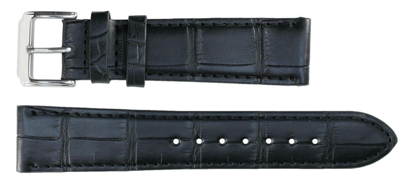 Banda No. 613 Genuine Alligator Fine Leather Straps (12mm~24mm)
