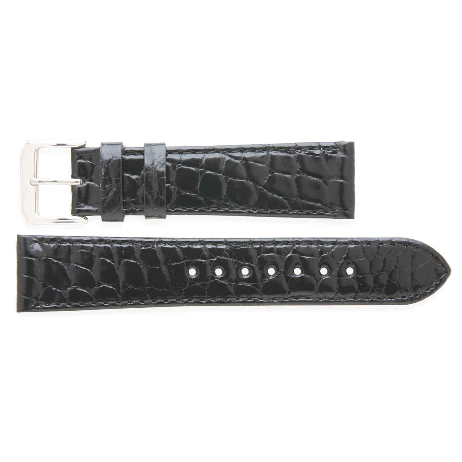 Banda No. 620 Genuine Crocodile Fine Leather Straps (12mm~24mm)