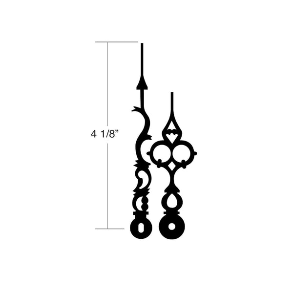 USA Made Hour & Minute Hands (Length 4 1/8")