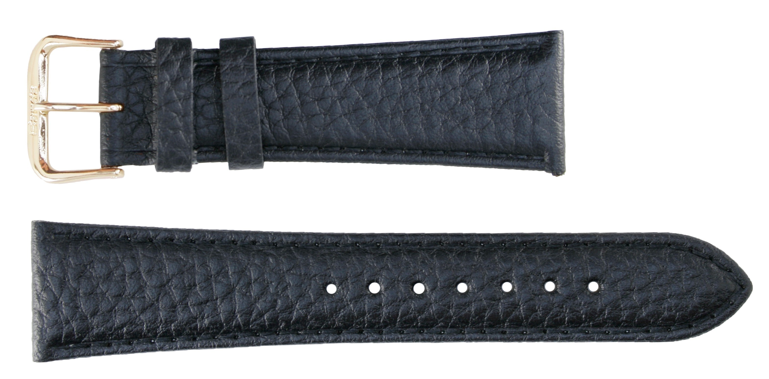 Banda No. 343 Buffalo Grain Fine Leather Straps (8mm~22mm)
