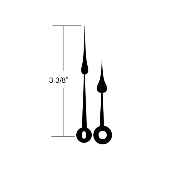 USA Made Hour & Minute Hands (Length 3 3/8")