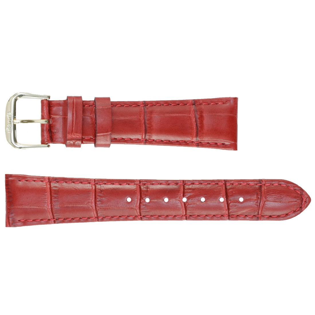 Banda No. 103 Alligator Grain Fine Leather Straps (18mm - 24mm)