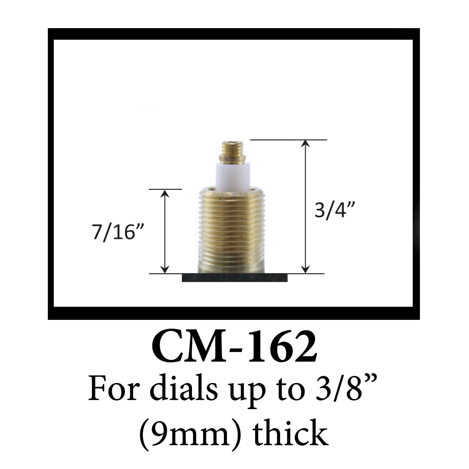 American Made standard “C Battery” size movement