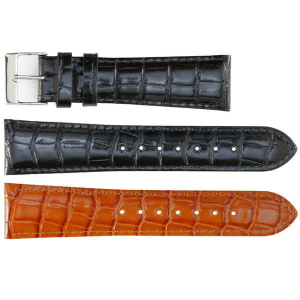 Banda No. 114 Baby Alligator Grain Fine Leather Straps (18mm~24mm)