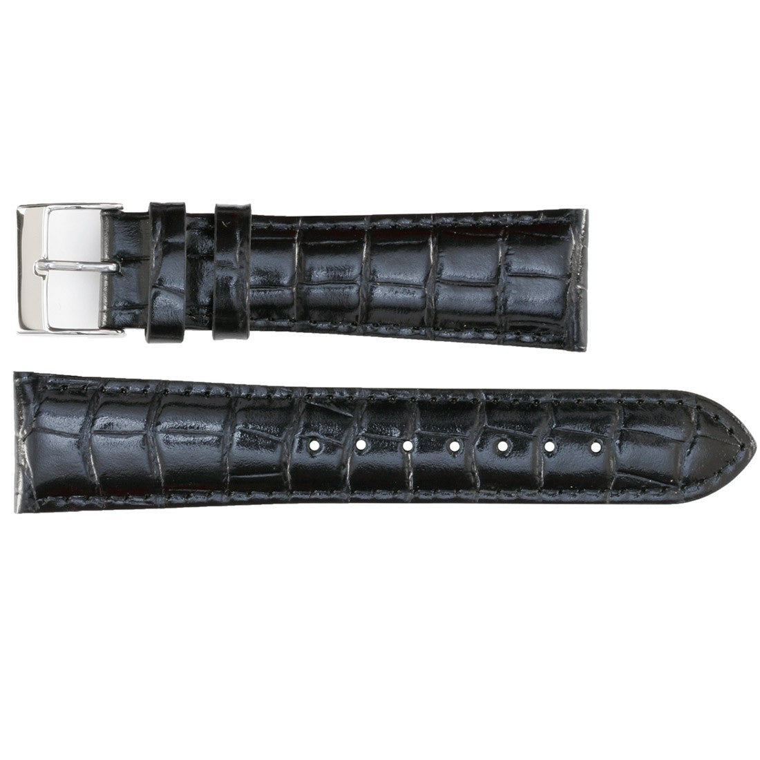 Banda No. 114 Baby Alligator Grain Fine Leather Straps (18mm~24mm)