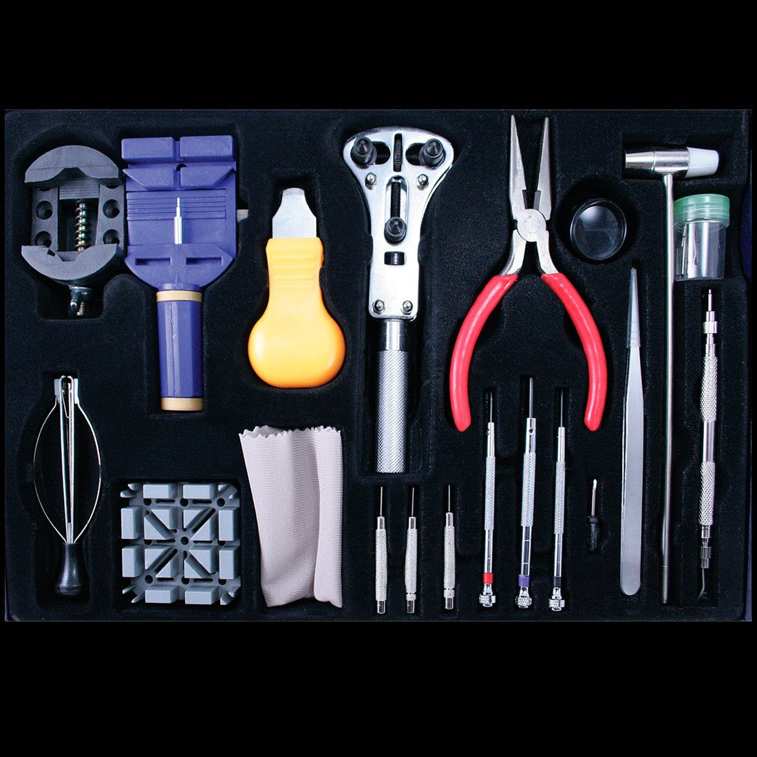 TC-110, Deluxe Professional Watchmaker Tool Kit – Time Connection II, Inc