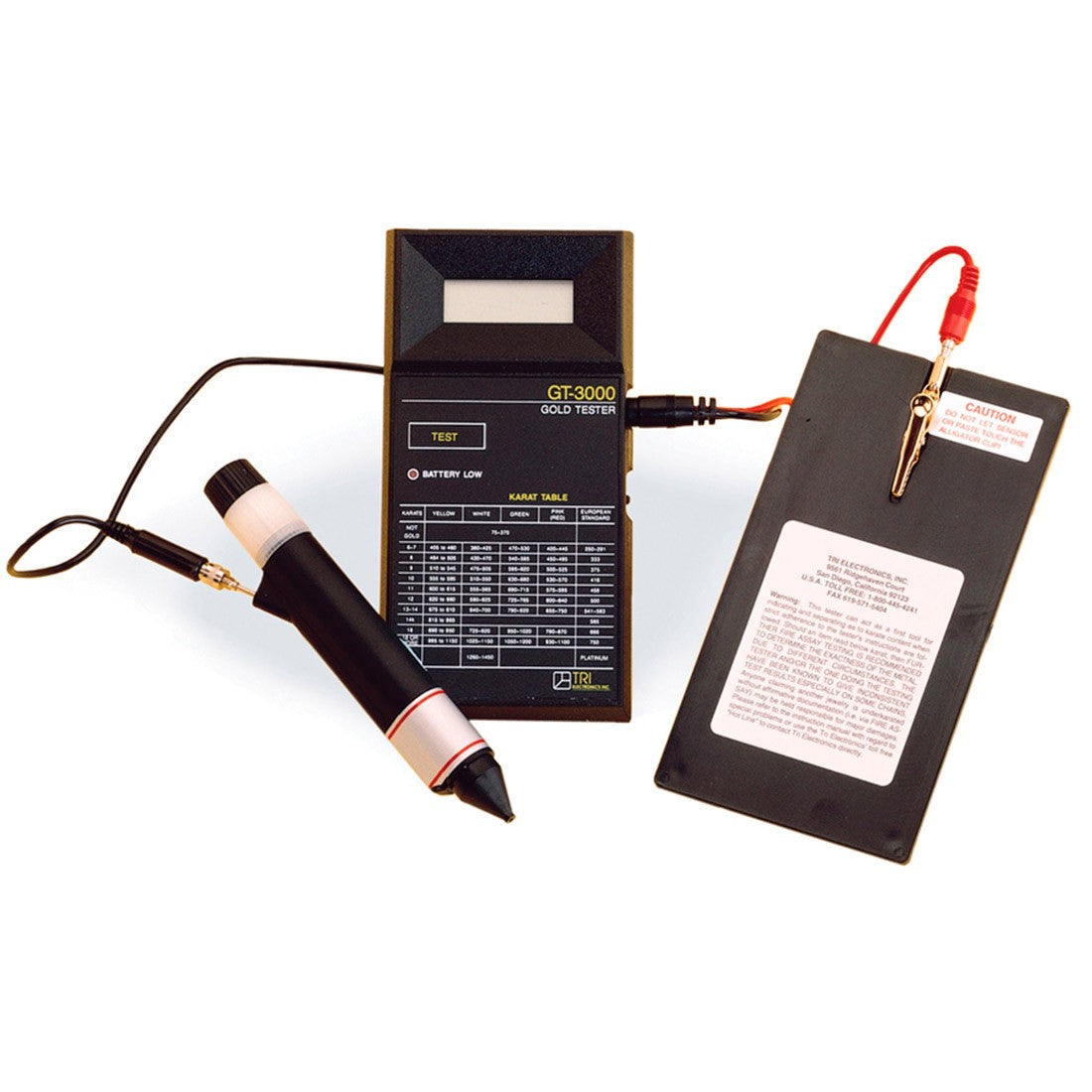 Tri-Electronics Gold Tester 6-18K (GT-3000) – Time Connection II, Inc
