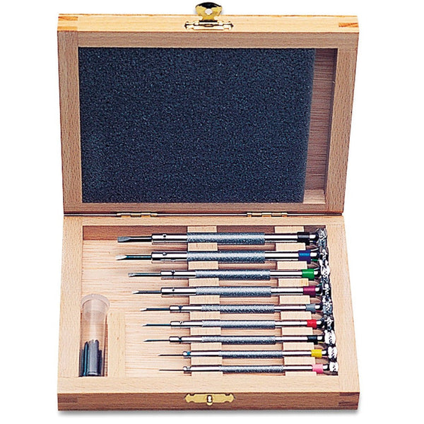 SD-989, Set-Screw Screwdriver Set in Wooden Box