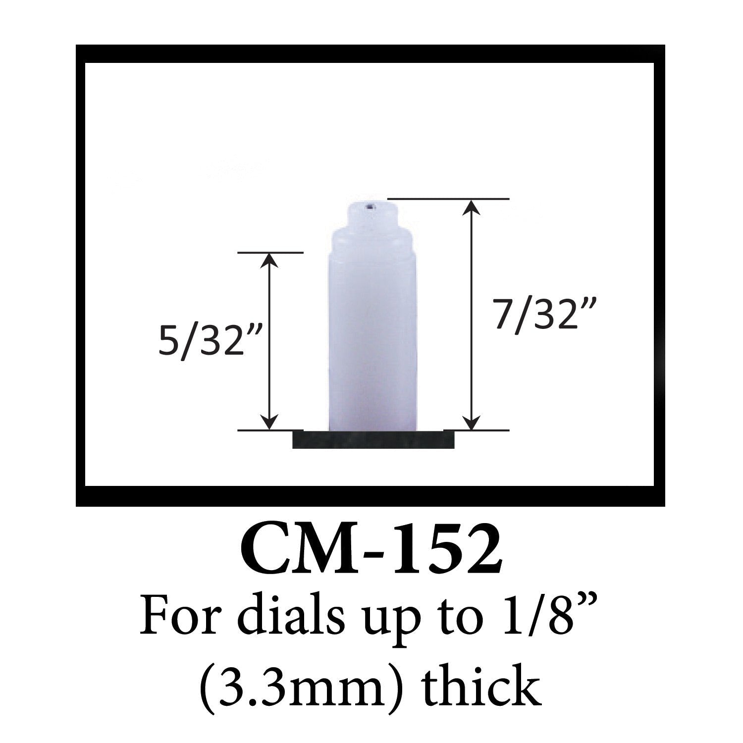 USA Made Press-On Clock Movements