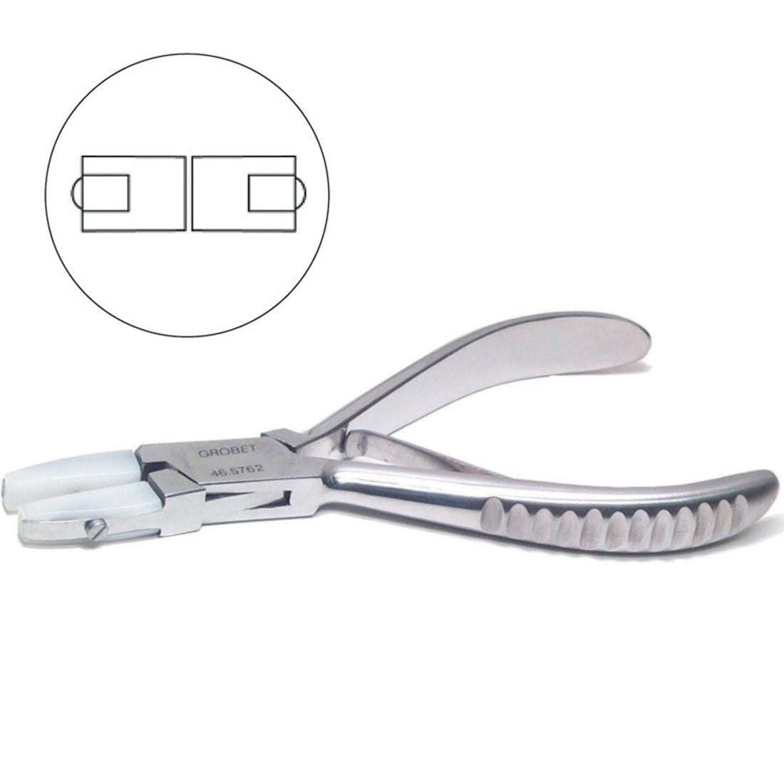 PL-270, Grobet USA Flat Nose Nylon Pliers