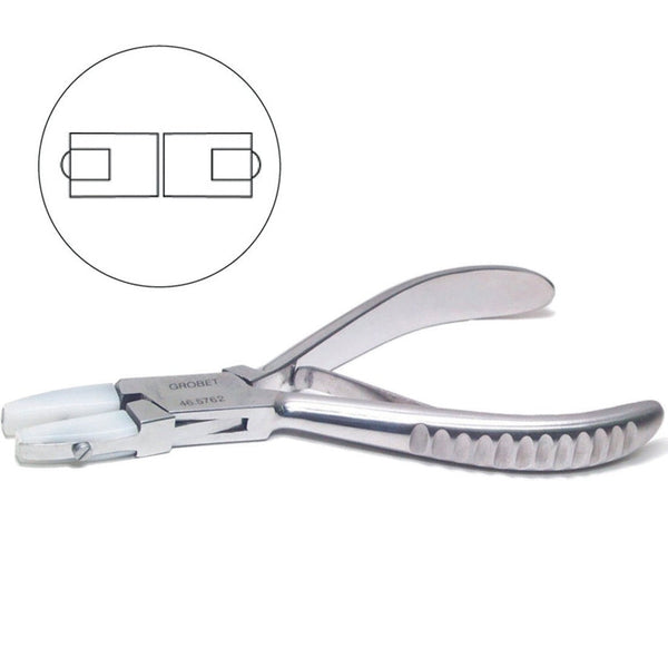 PL-270, Grobet USA Flat Nose Nylon Pliers