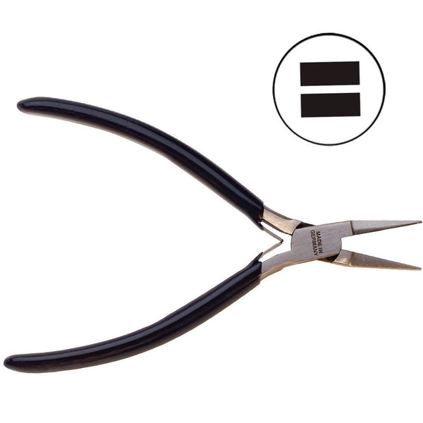 PL-110, Precision 4 1/2" Extra-Duty German Box-Joint Pliers, Flat Nose (115mm)