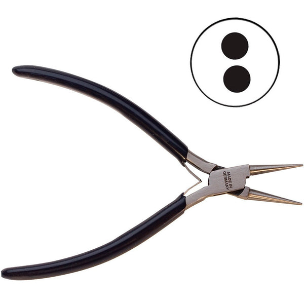 PL-120, Precision 4 1/2" Extra-Duty German Box-Joint Pliers, Round Nose (115mm)
