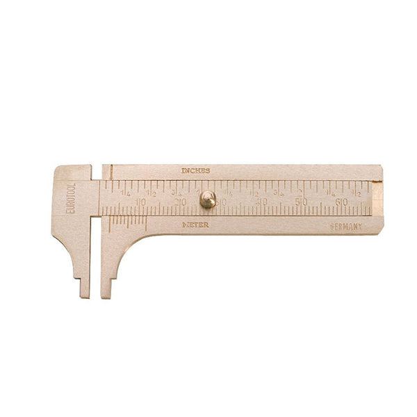 Pocket Sliding Brass Gauge (Made in Germany)