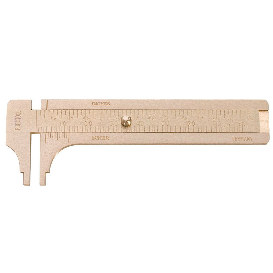 Pocket Sliding Brass Gauge (Made in Germany)