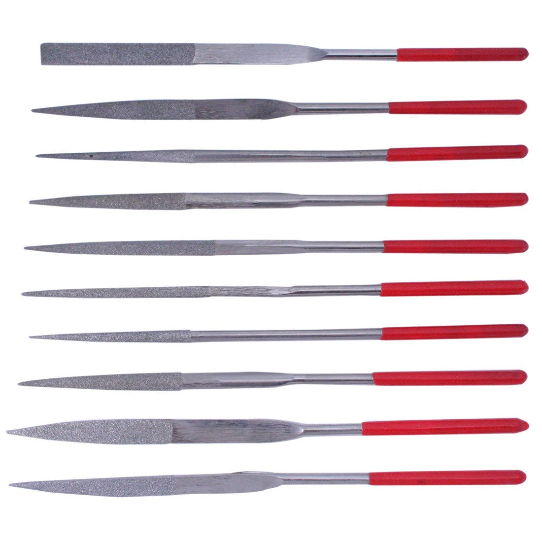 FI-060, Diamond Needle Files 10 Different Shapes – Time Connection II, Inc