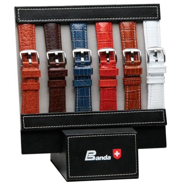 WD-165, Contains 6 PANERISTI Style Smooth Calfskin Leather Straps