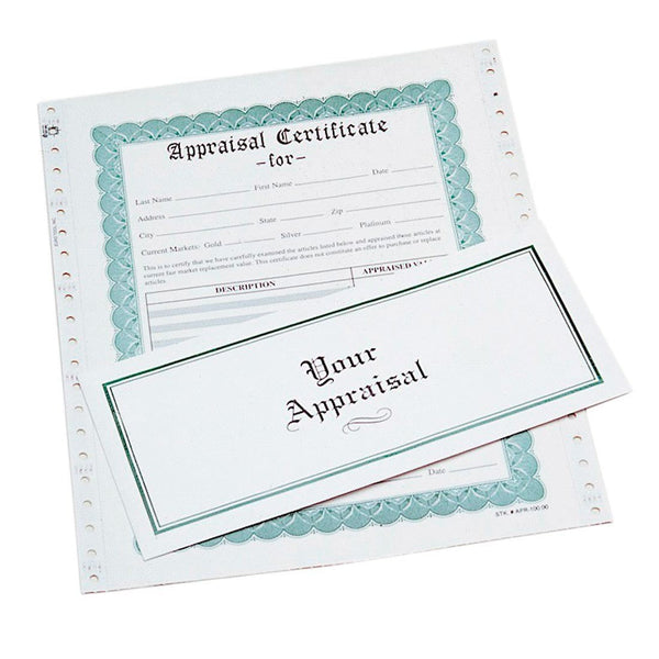PA-250, Appraisal Form Pack - 50EA Envelopes and Forms