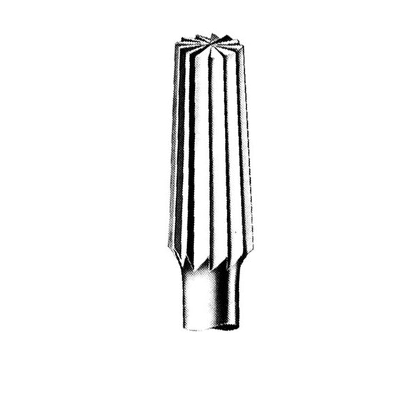 Busch Cone Square Plain Burs (FG. 3) Sold in Packs of 6