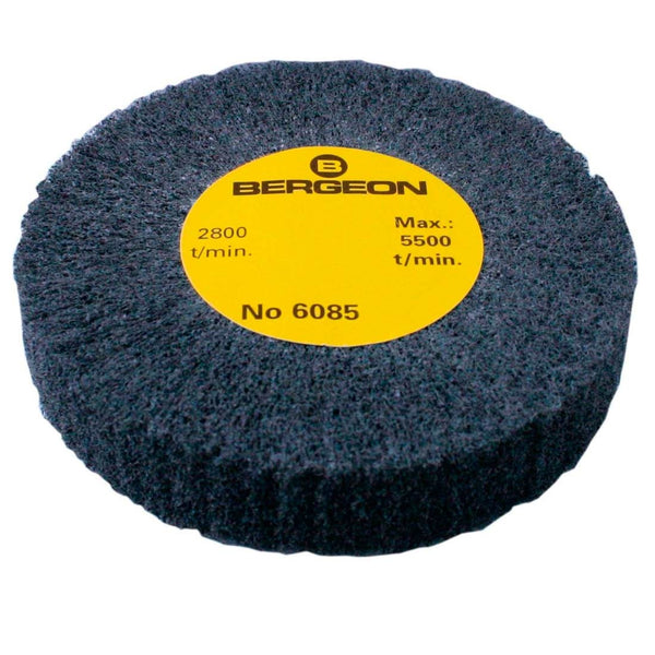 Bergeon 6085-E Aluminum Oxide Satin Finish Abrasive Wheels Silicum Carbide (4" x 1")