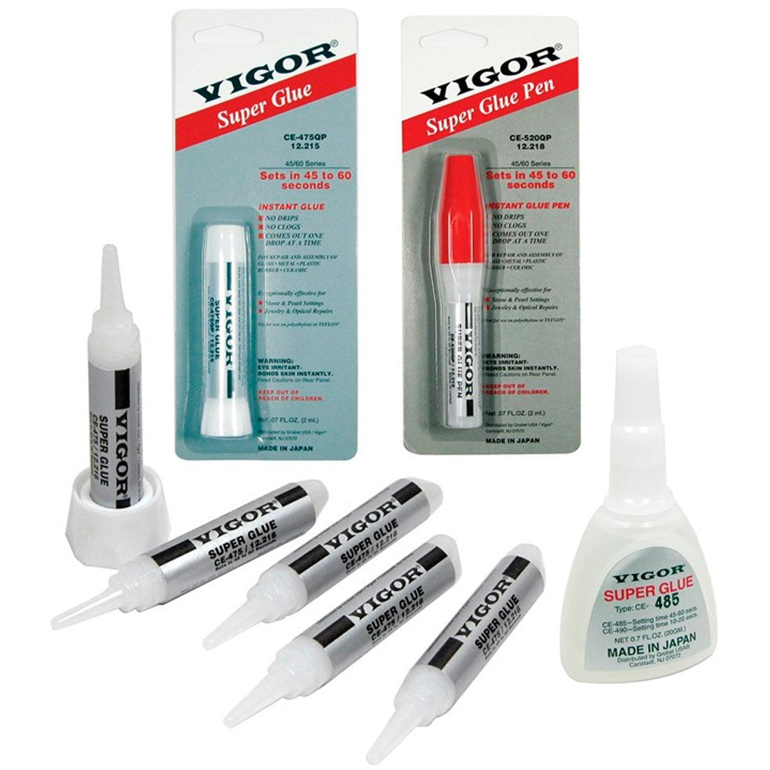 Vigor Super Glue 45/60 series for Jewelry Repairs