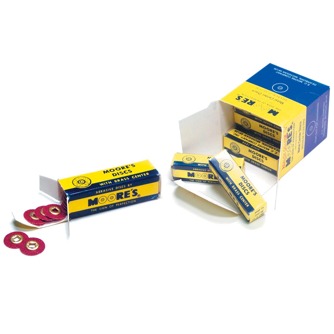 Moores Brass Center Sanding Discs (Box of 50) Time Connection II, Inc