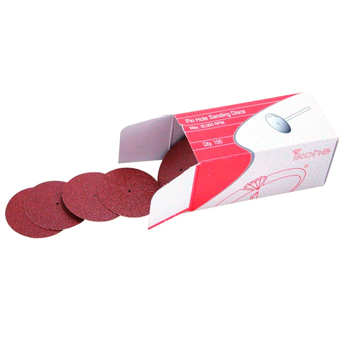 Pin Box Disc Adalox Pin Hole Discs 1 1/2