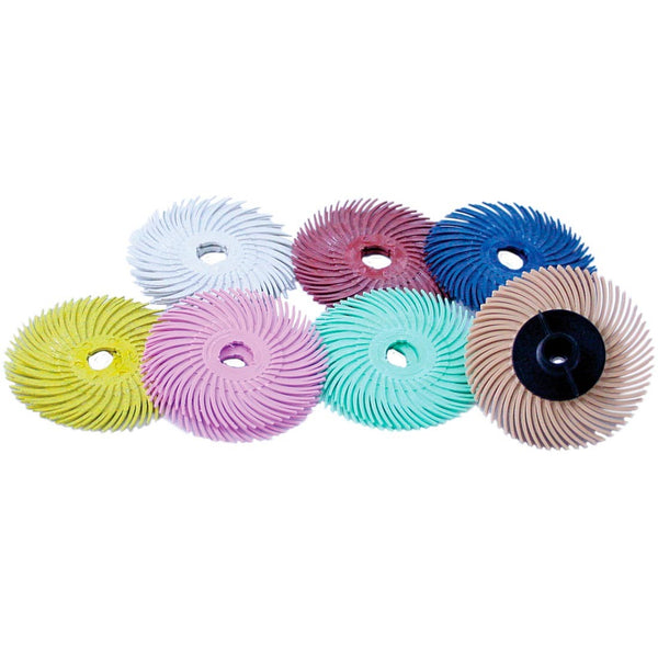 3M Radial Bristle Discs, 2" Assorted