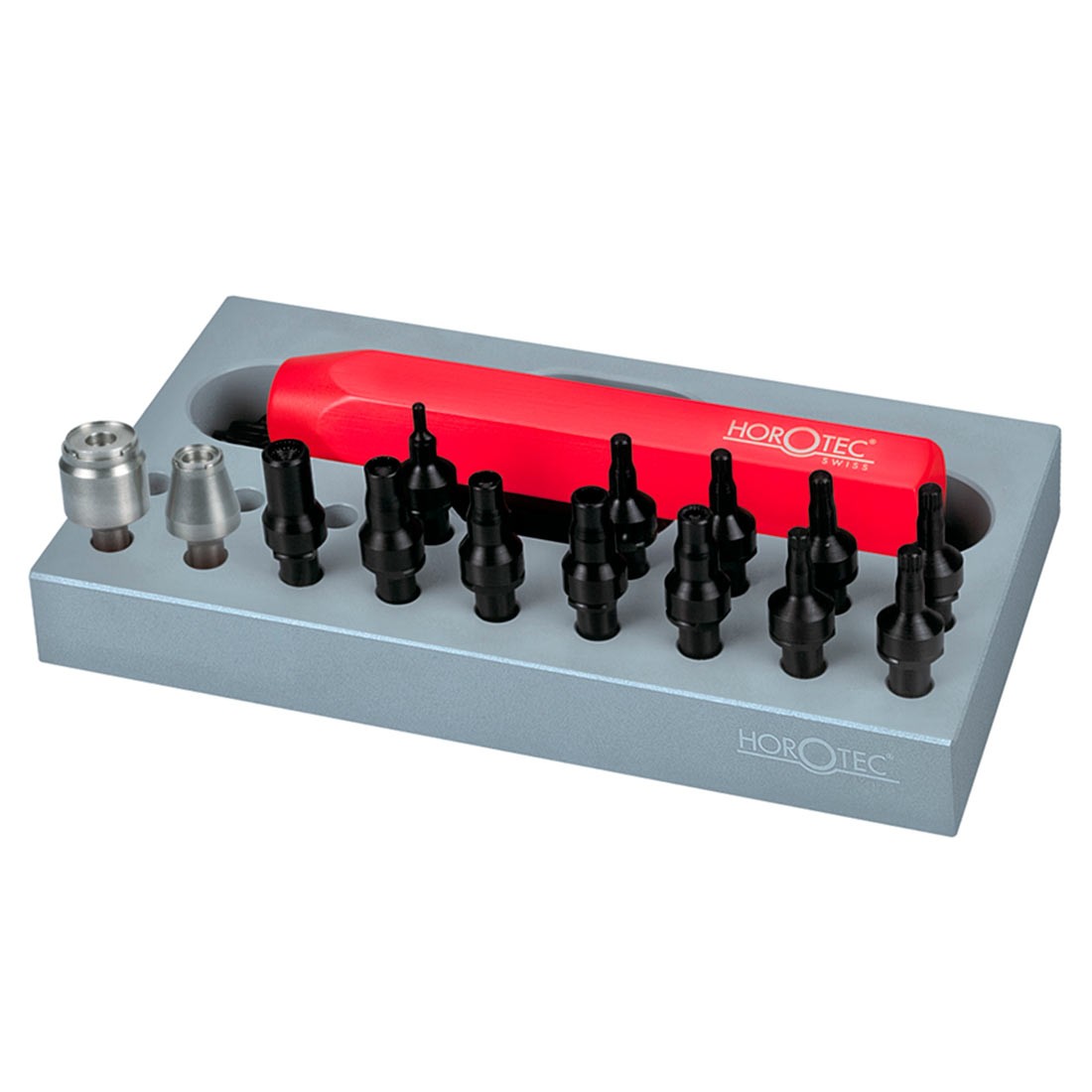 Horotec Tool for Assembling and Disassembling Screw-On Pushers, Tubes, and Oscillating Weight Bolts